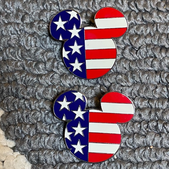 Disney Other - Disney American Flag Mickey Head Pins